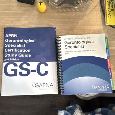 GAPNA Gerontological Specialist Certification Study Set   NEW, Never Used