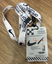 NIKE x OFF-WHITE , LANYARD WITH ID/CARD CASE WHITE