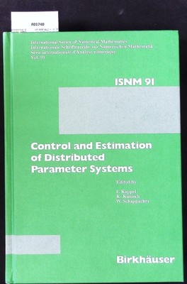 Control and estimation of distributed parameter systems. 4th Internation 2444707