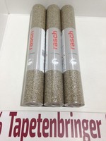 Vliestapete Rasch 3X 606669 (3Rollen) Graphit Muster Beige Braun Restposten