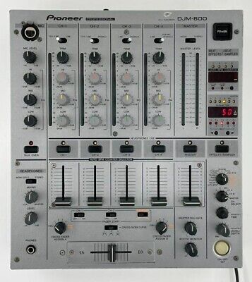 Pioneer DJM-600 Silver Professional DJ Mixer 4-Channel 4ch DJM600