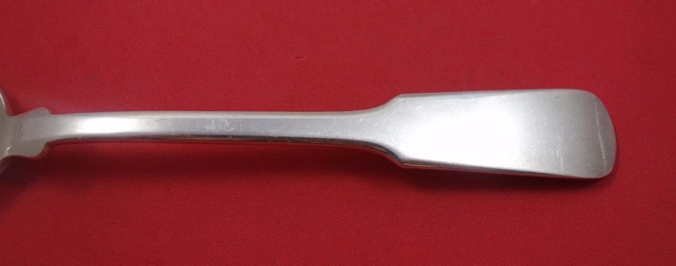 Colonial Fiddle by Tuttle Sterling Silver Serving Spoon 9" Heirloom - Image 2 of 2