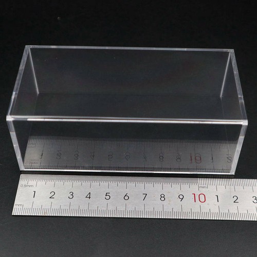 Model Toys Car Display Case Acrylic Boxes Transparent Show Dustproof with Base - Foto 13 di 16