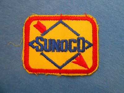 Vintage SUNOCO Service Station Attendant Patch Petroleum Sun Oil Gasoline NASCAR