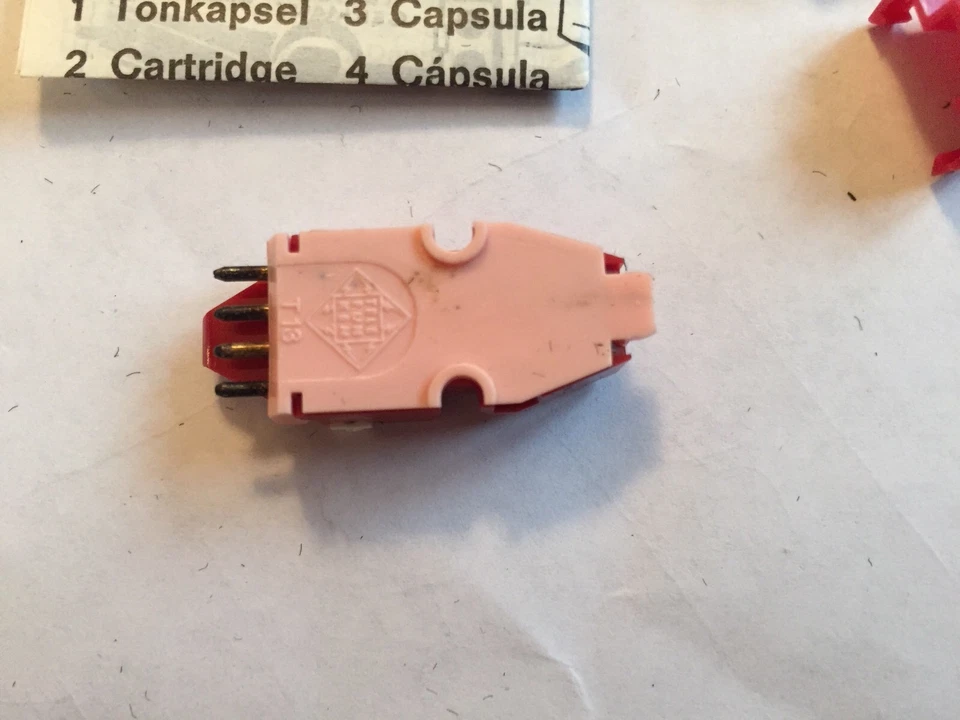 Combo Aguja Cartucho Telefunken T13/1 Nuevo Antiguo Stock Hecho en Alemania Original Foto 3 de 4