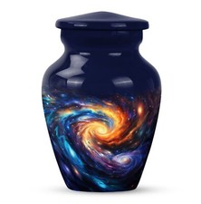 Galaxy Urn: Memorial Urn for Ashes of Adult Men Keepsake