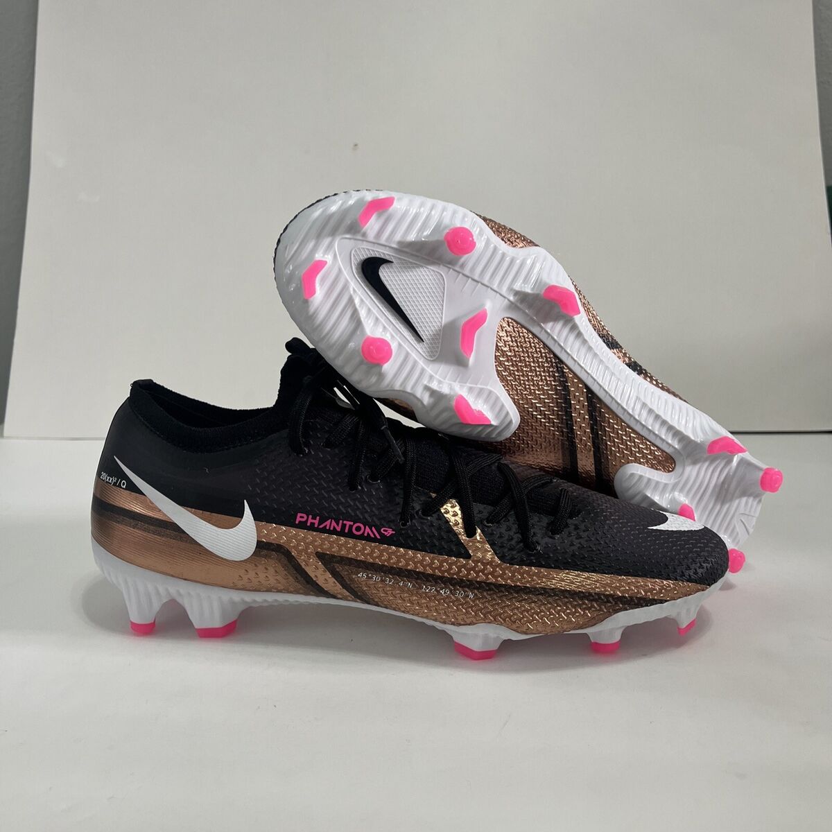 Nike Phantom GT2 Pro FG - Metallic Copper/White/Black/Pink Blast - Mens  Boots