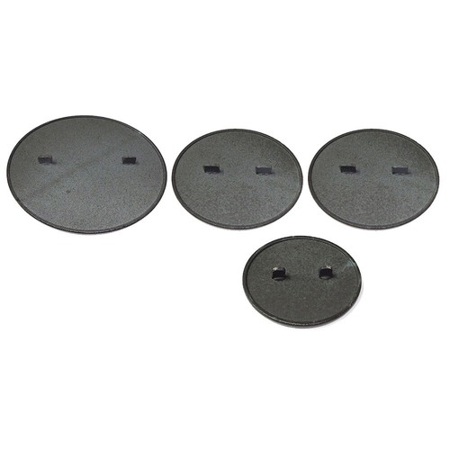 KIT 4 PIATTELLI SMALTATI PER PIANO COTTURA 4 FUOCHI WHIRLPOOL IGNIS TERIM - Foto 3 di 3
