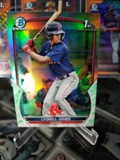2023 Bowman Chrome Lyonell James 1st Prospect Lunar Glow Refractor #TCP-118