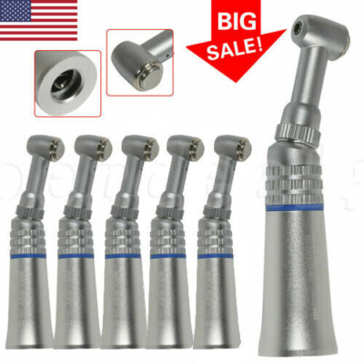 1-5X SEASKY Dental Push Button Low Speed Contra Angle Handpiece E-type PAD Dr