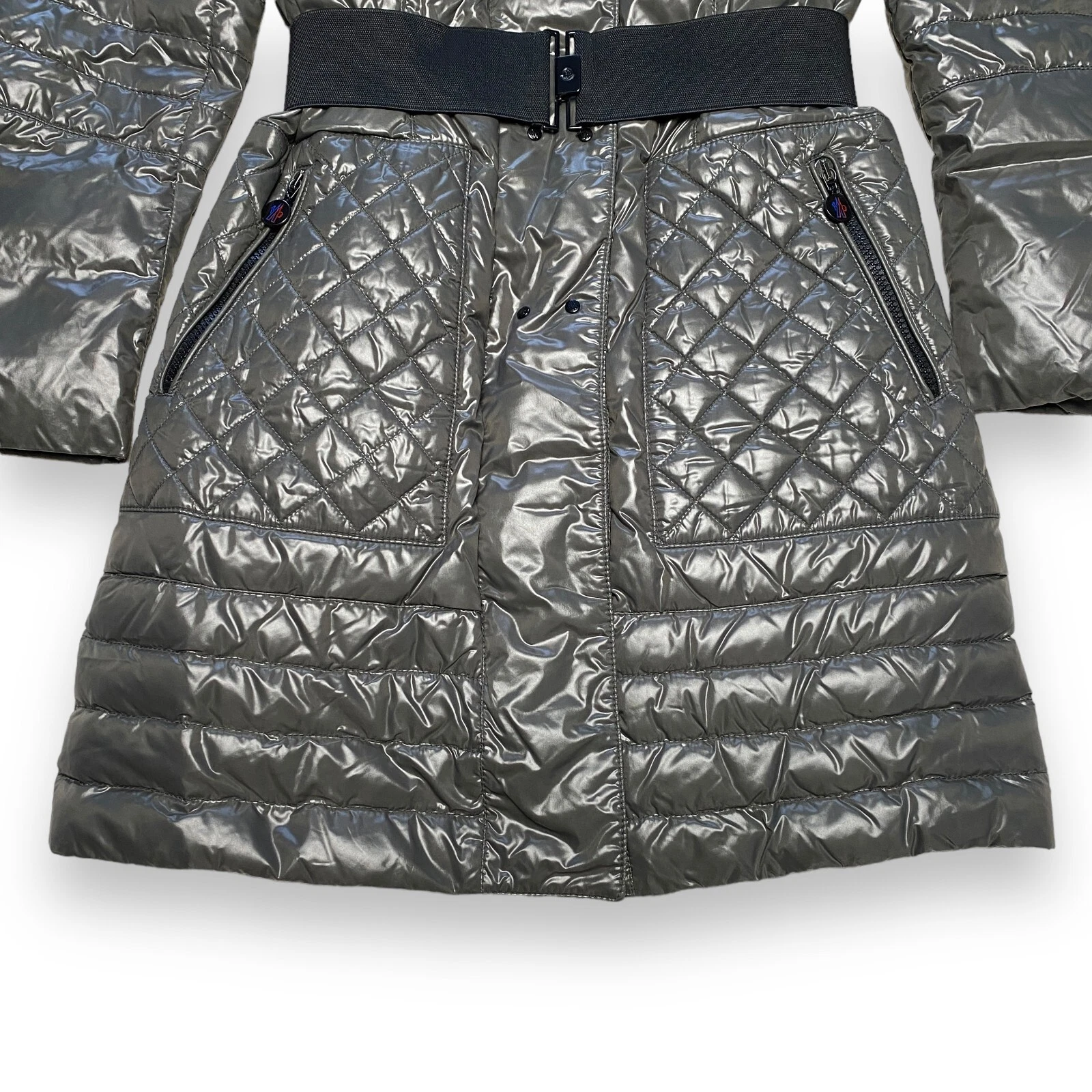 Cappotto trapuntato vintage Moncler CARSON donna verde taglia 1 S