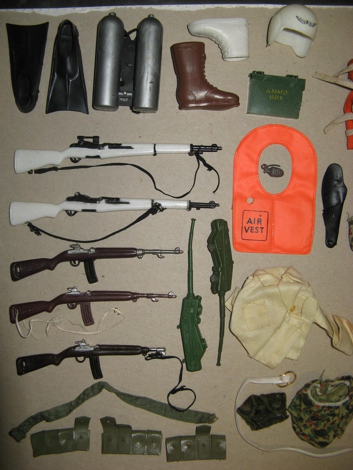 1964 GI Joe Type Vintage 12” Knock Off Equipment & Clothing eBay