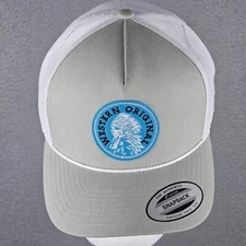 Hooey Western Original Trucker Snap Back Cap Indian Logo