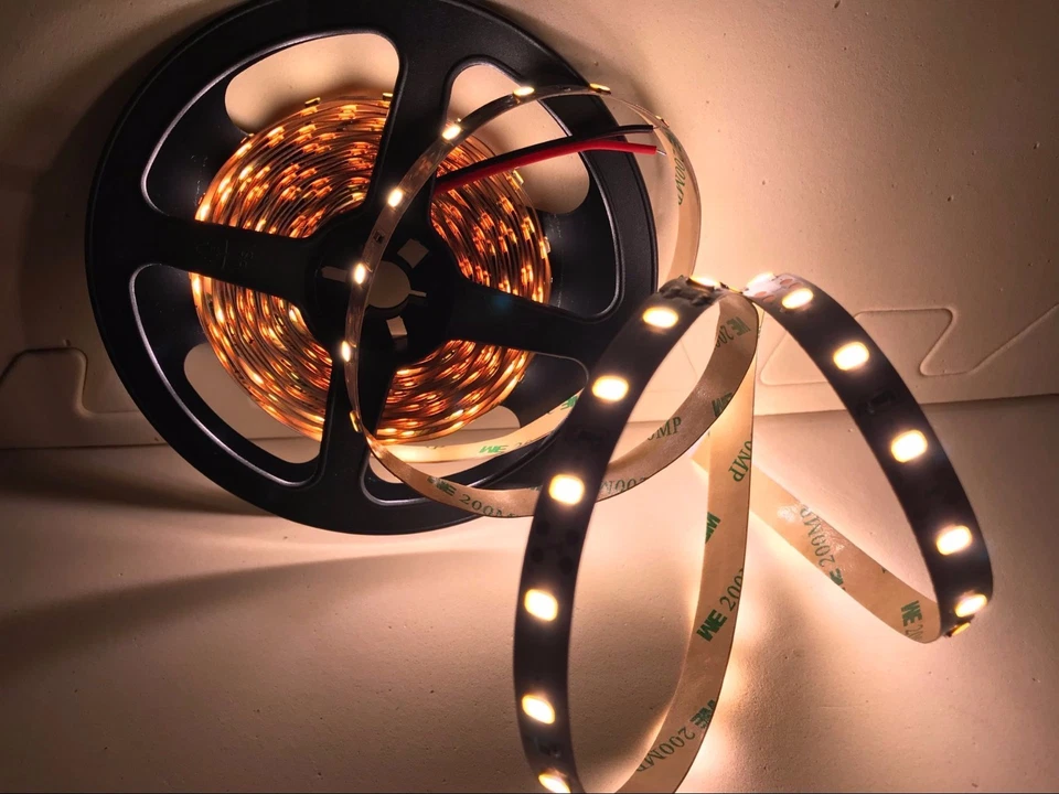 High Quality CRI 95 RA 95 5M White 5630 SMD LED Flexible Strip 12V DC 300 LED - Image 2 of 4