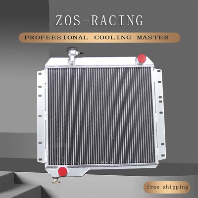 Bj40 Radiator 3Row Aluminum Radiator For Toyota Landcruiser BJ40 BJ42 HJ45 Diesel ...