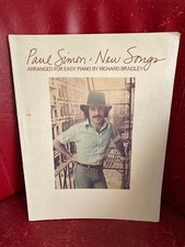 PAUL SIMON "NEW SONGS" SONGBOOK 1975 Richard Bradley 31 SONGS Vintage Rare EX 