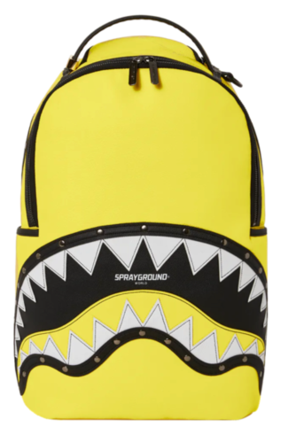 SPRAYGROUND ADRENALINE RUSH BACKPACK (DLXV) - Bright Yellow Bag - Limited Ed. - Picture 1 of 10