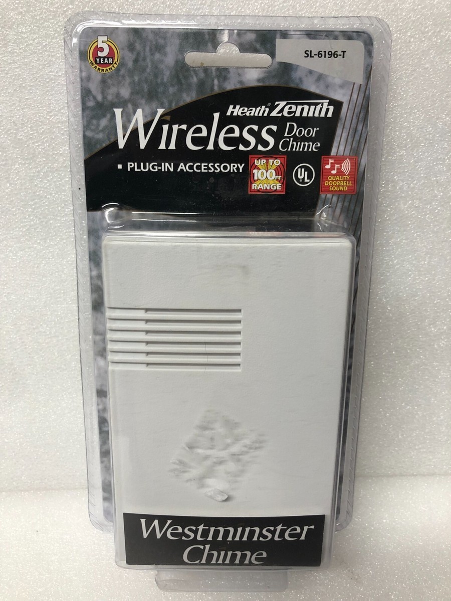 HEATH ZENITH WIRELESS ACCESSORY CHIME~8 NOTE WESTMINSTER~SL-6196