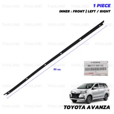 Weatherstrip Front Lh/Rh Door Glass Inner For Toyota Avanza F65 2012 - 2019