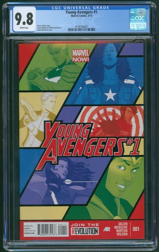 Young Avengers #1 CGC 9.8 NM/M Marvel Comics 3/13 McKelvie America Chavez Cover