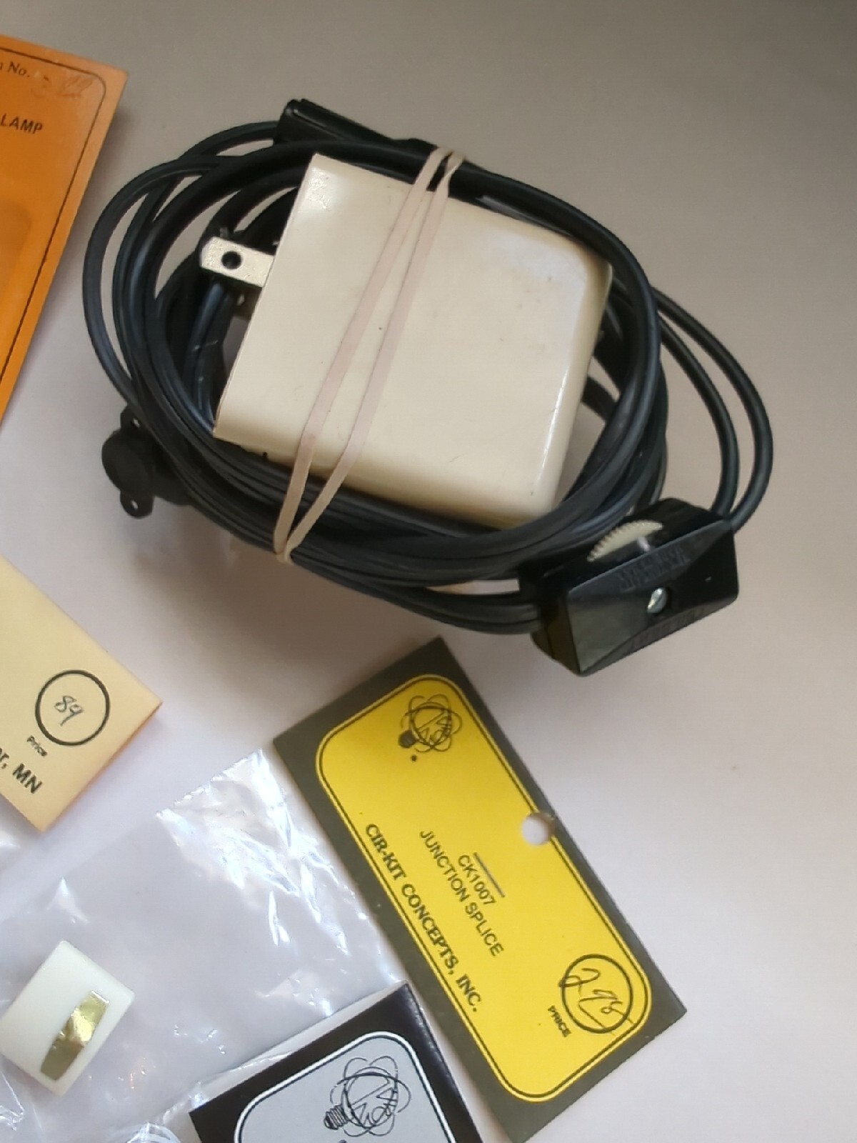 Dollhouse Miniature Mixed Lot Vintage Lighting and Electrical Supplies