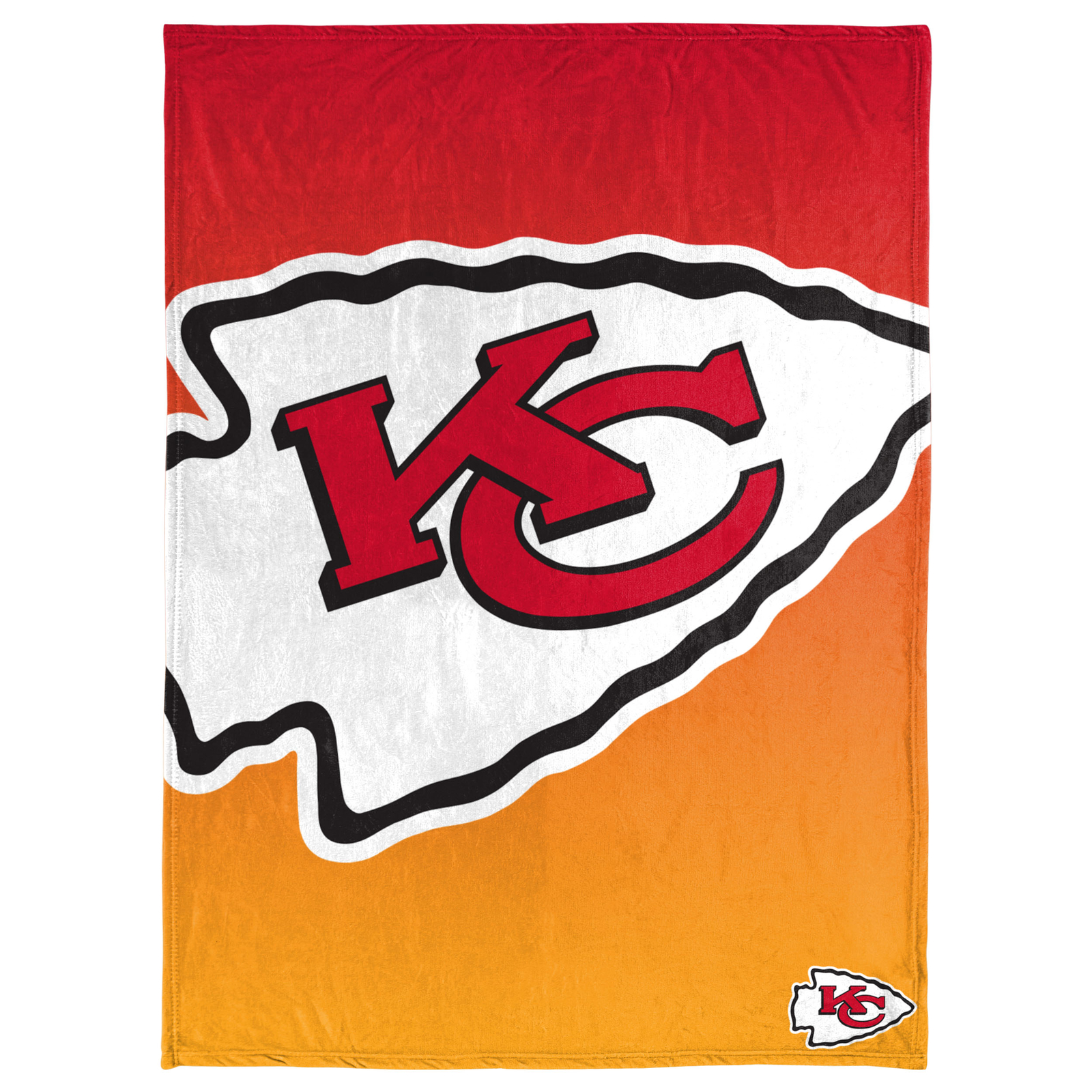 Покрывало FOCO NFL Kansas City Chiefs Gradient Micro Raschel, 50 x 60