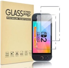 Screen Protector Tempered Glass for Switch Nintendo 2 Model 2025  Transparent HD