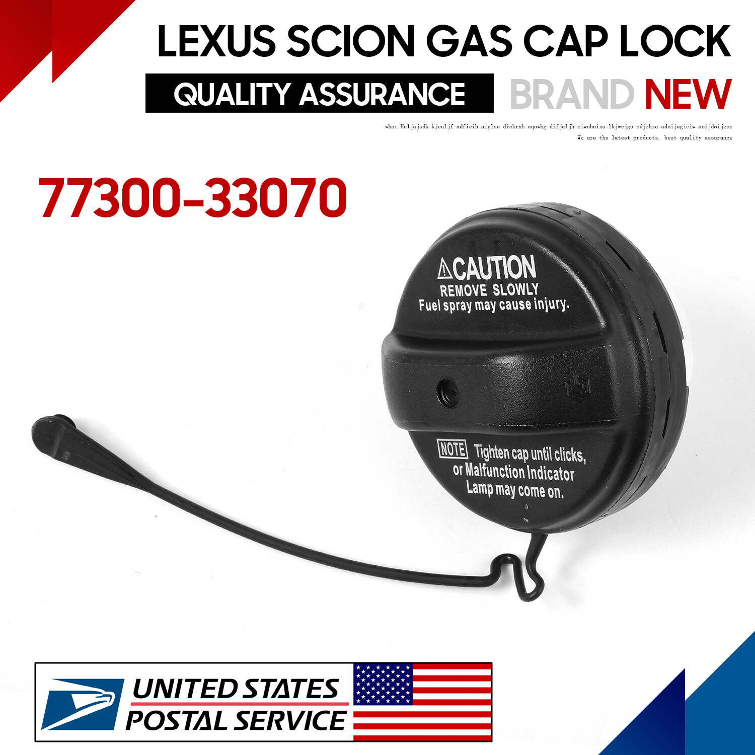 OEM 7730033070 Fuel Tank Gas Cap Fit For Camry Lexus RX330 GX470 ES330