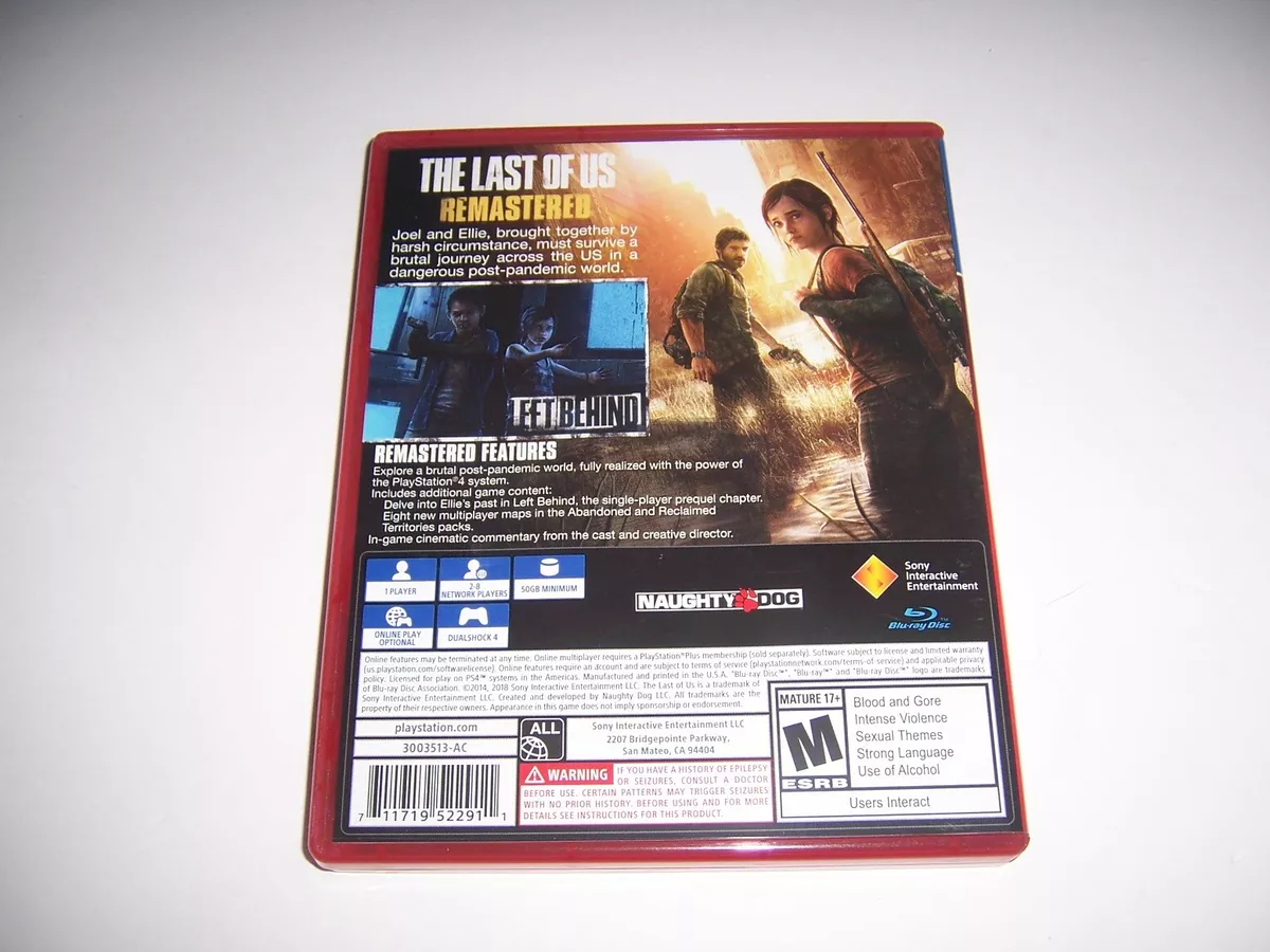 The Last of Us Remastered - PlayStation 4