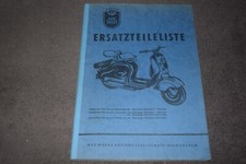 Elenco ricambi catalogo ricambi NSU Autoroller Lambretta 125/ 150 cm³ 1955
