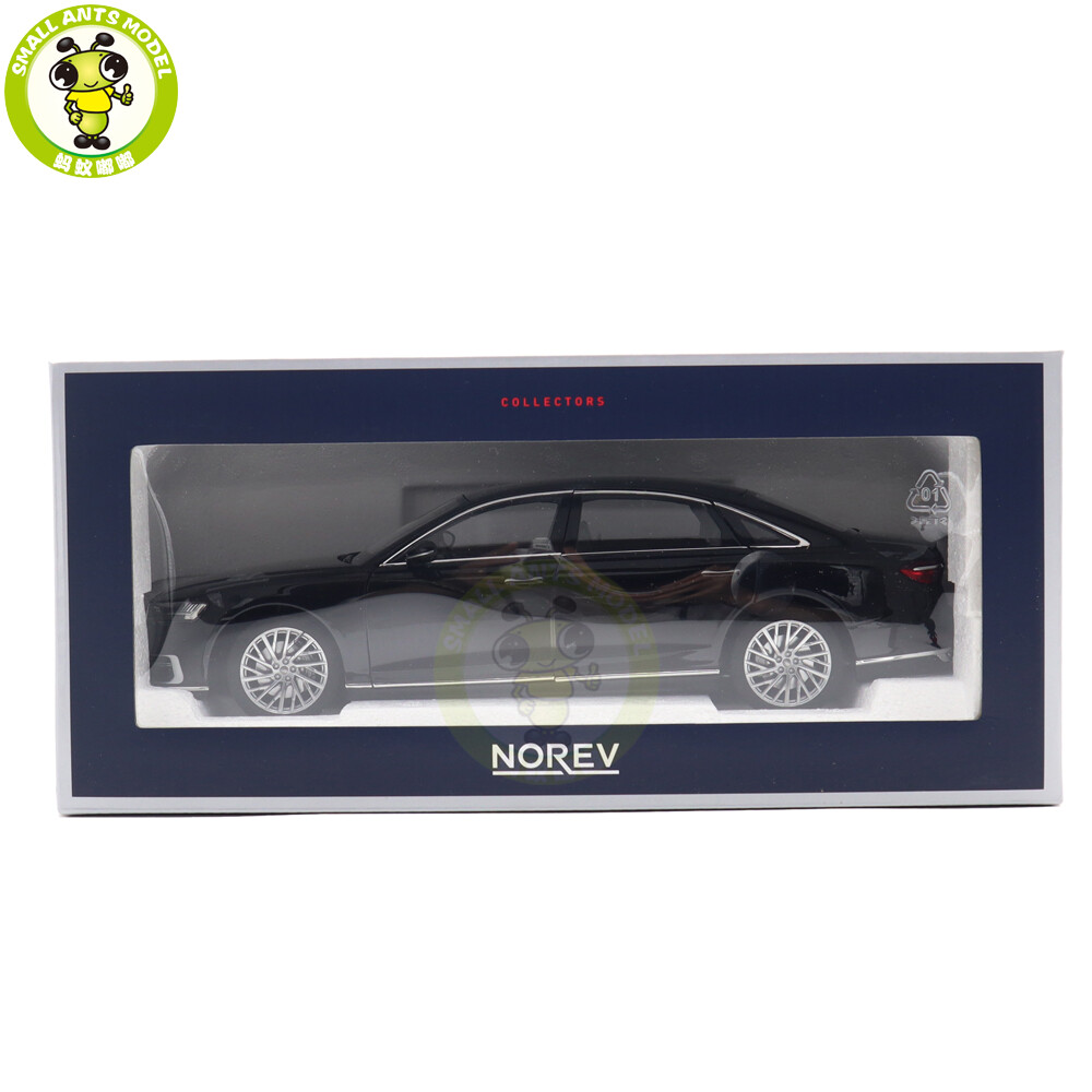 1/18 Audi A8 A8L 2017 Norev 188367 Black Diecast Model Car Gifts