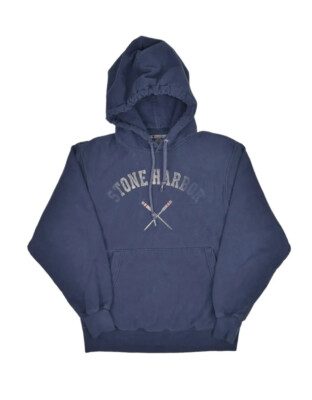 Champion Hoodie Mens S Reverse Weave Sweatshirt Stone Harbor