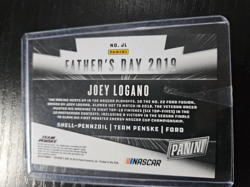 2019 Panini Father's Day - Panini Collection #JL Joey Logano /199 - Image 2 of 2