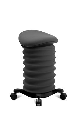 Topstar Sitness 4D Hocker m. Rollen anthrazit aktiv sitzen ergonomisch beweglich