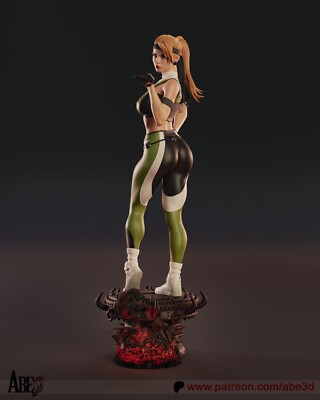 Abe3D MK Sonya Blade 1/6 1/4 scale printed resin model unpainted DIY kit