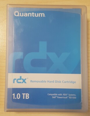 Quantum 1TB RDX Medium 9-02009-01 inkl. Aufbewahrungshülle - removable hard disk
