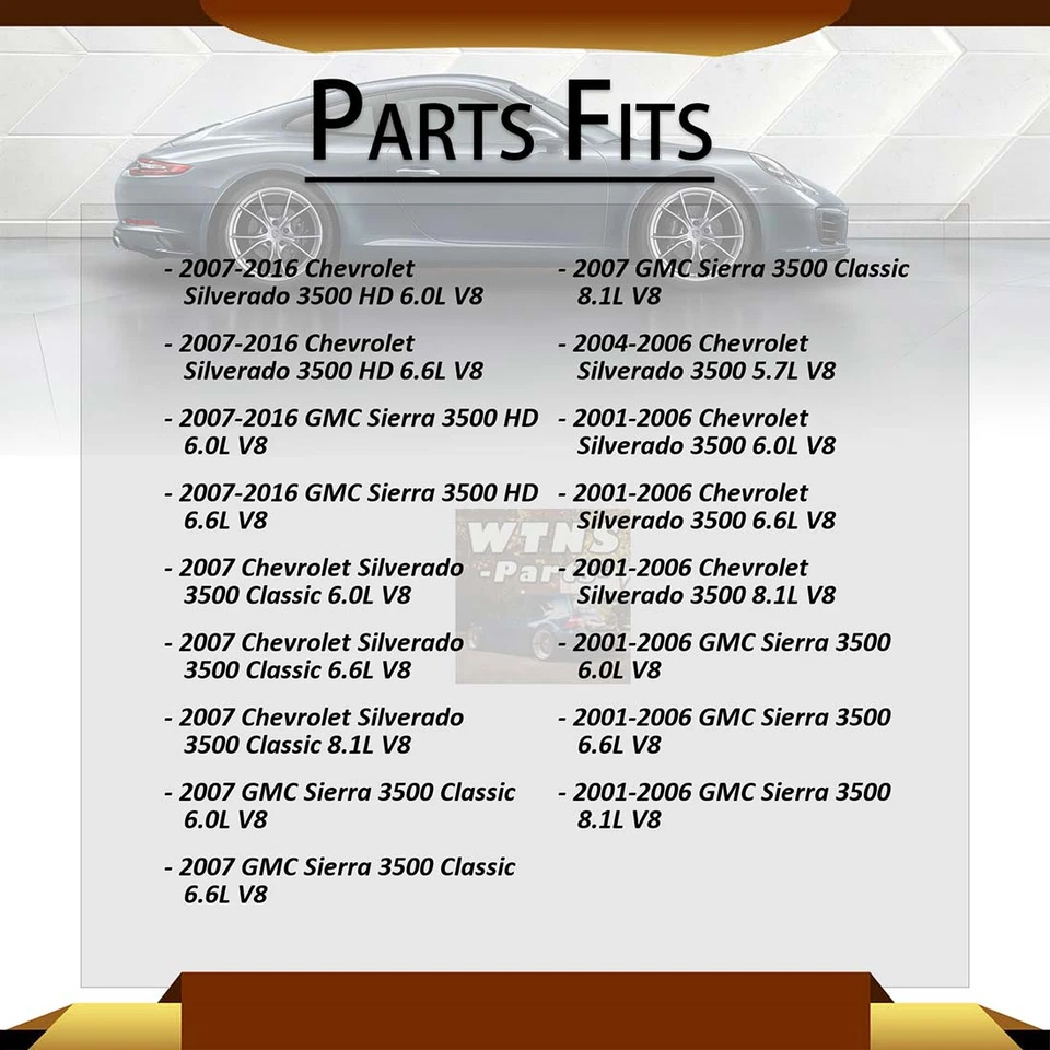 4x Sway Bar Link Kit Front Rear For Chevrolet Silverado 3500 Classic 2007 - Image 2 of 4