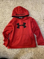 Boys Under Armour Red Hoodie, Size Large