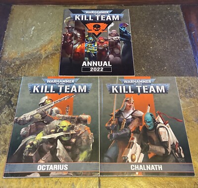Warhammer 40k Kill Team Book Lot  Chalnath Octarius Annual 2022