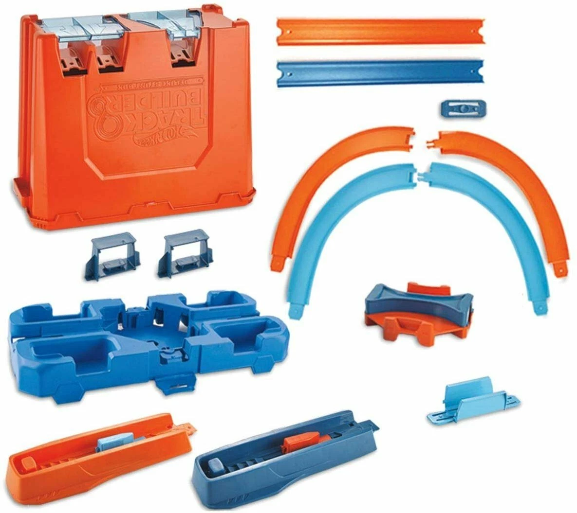 Hot wheels track builder mega stunt box discount