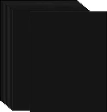 30 Sheets Black Cardstock 8.5 x 11 Thick Paper Thick Card Stock Paper Heavy C...