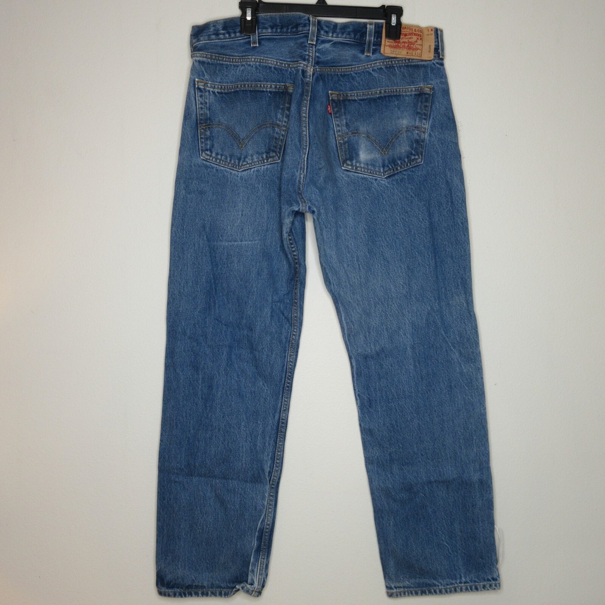 Levi's Men's Vintage 90s 501 Button Fly Jeans Sz 40X34 B23 Levi's Men's Vintage 90s 501 Button Fly Jeans Sz 40X34 B23