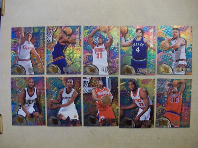 1995-96 FLEER METAL ROOKIE ROLL CALL 10 CARD SET JERRY STACKHOUSE,MCDYESS,WALLAC