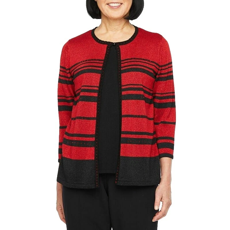 Camisetas a Rayas Casual Alfred Dunner para Mujeres