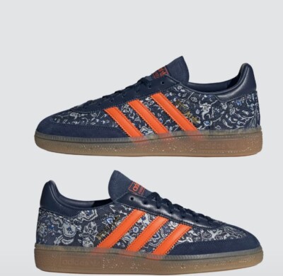 Adidas originals Women's HANDBALL SPEZIAL Sneakers navy orange GUM