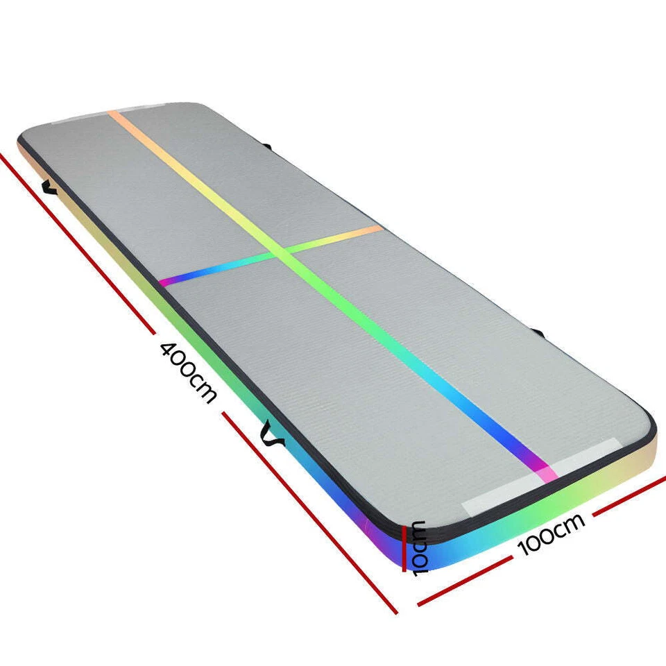 Tapete inflável de ioga para pista de ar NNEDSZ 4X1M - Imagem 2 de 4