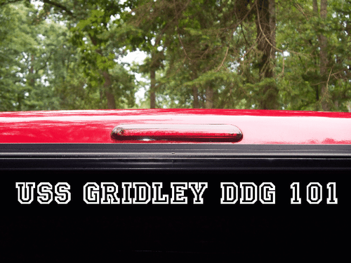 USS GRIDLEY DDG 101 decalcomania US Navy militare USN S01 - Foto 3 di 4