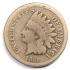 1860 CN 1C Indian Head Penny Good (G)