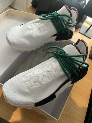 NEW Adidas PW Pharrell Solar HU NMD Inspiration Pack White Mens Shoe Size US 9