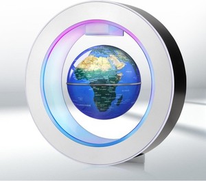 Magnetische schwebende Globuslampe mit LED-Lichtern, coole Gadget O Frame Globe
